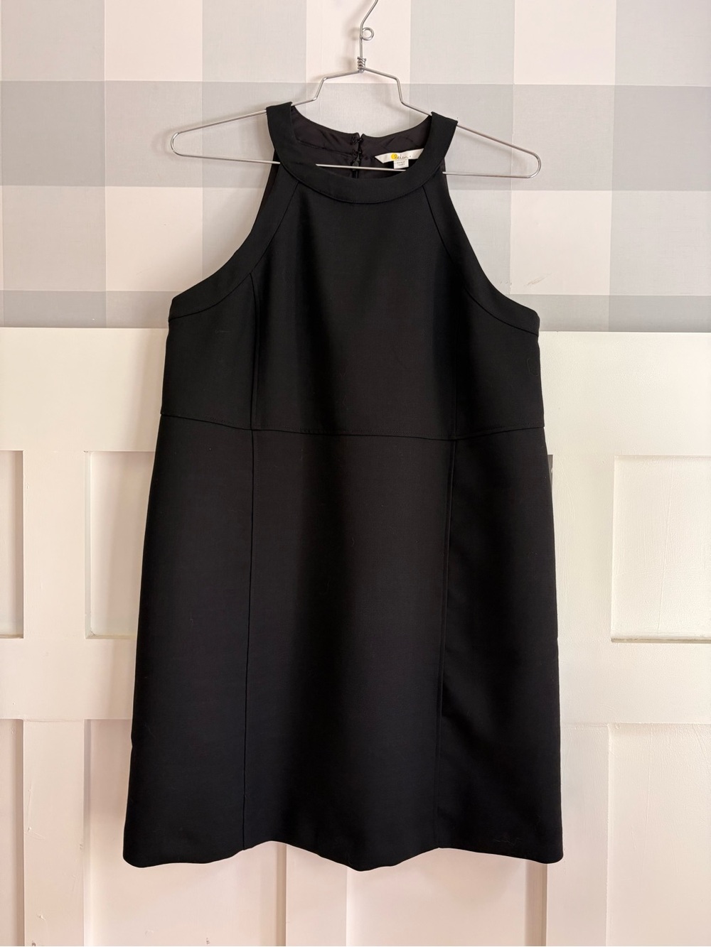 Boden Black Sleeveless Midi Shift Dress 8 - Picture 5 of 9